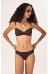 Biquíni Meia Taça Madonna Comfort Clássicos CAFÉ