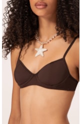 Biquíni Meia Taça Madonna Comfort Clássicos CAFÉ