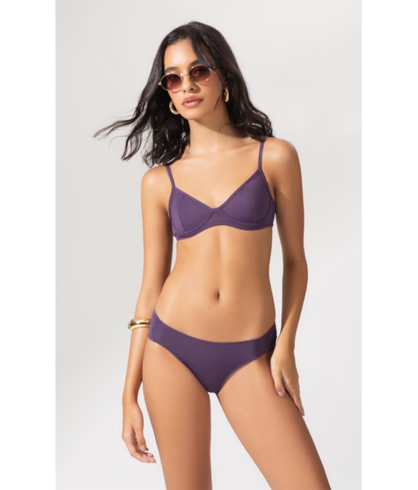 BIQUÍNI MEIA TAÇA MADONNA COMFORT CLÁSSICOS ROXO