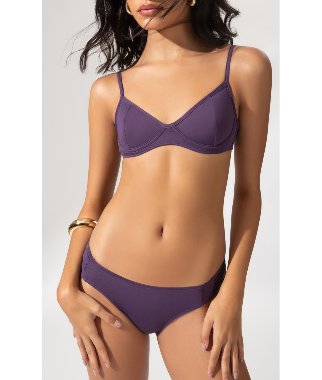 BIQUÍNI MEIA TAÇA MADONNA COMFORT CLÁSSICOS ROXO