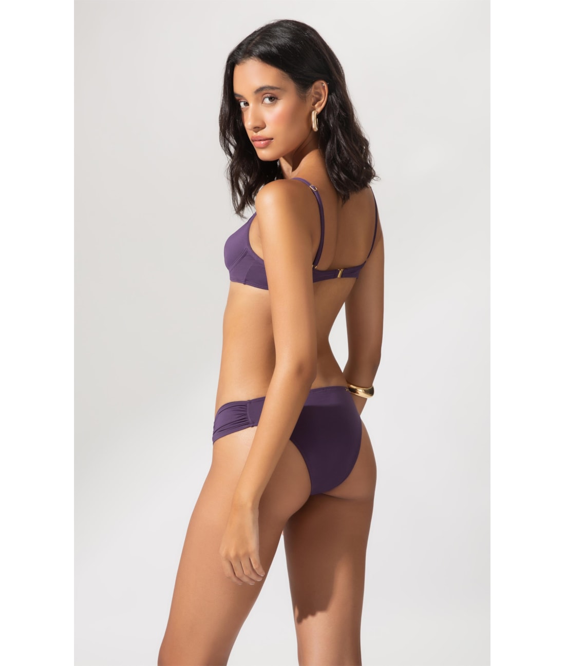 BIQUÍNI MEIA TAÇA MADONNA COMFORT CLÁSSICOS ROXO