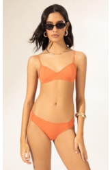 Biquíni Meia Taça Madonna Comfort Clássicos Salmão