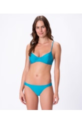 Biquíni Meia Taça Madonna Comfort Clássicos Verde Água