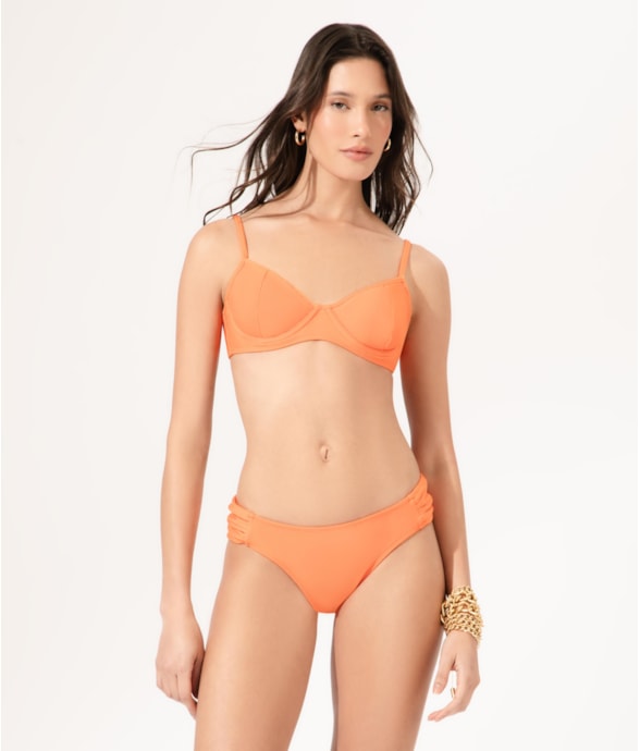 Biquíni Meia Taça Madonna Comfort Laranja