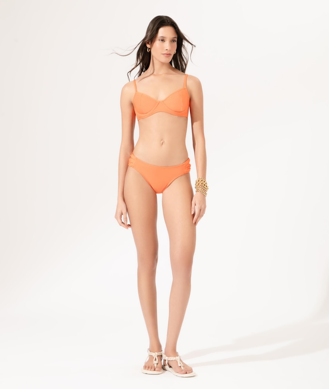 Biquíni Meia Taça Madonna Comfort Laranja