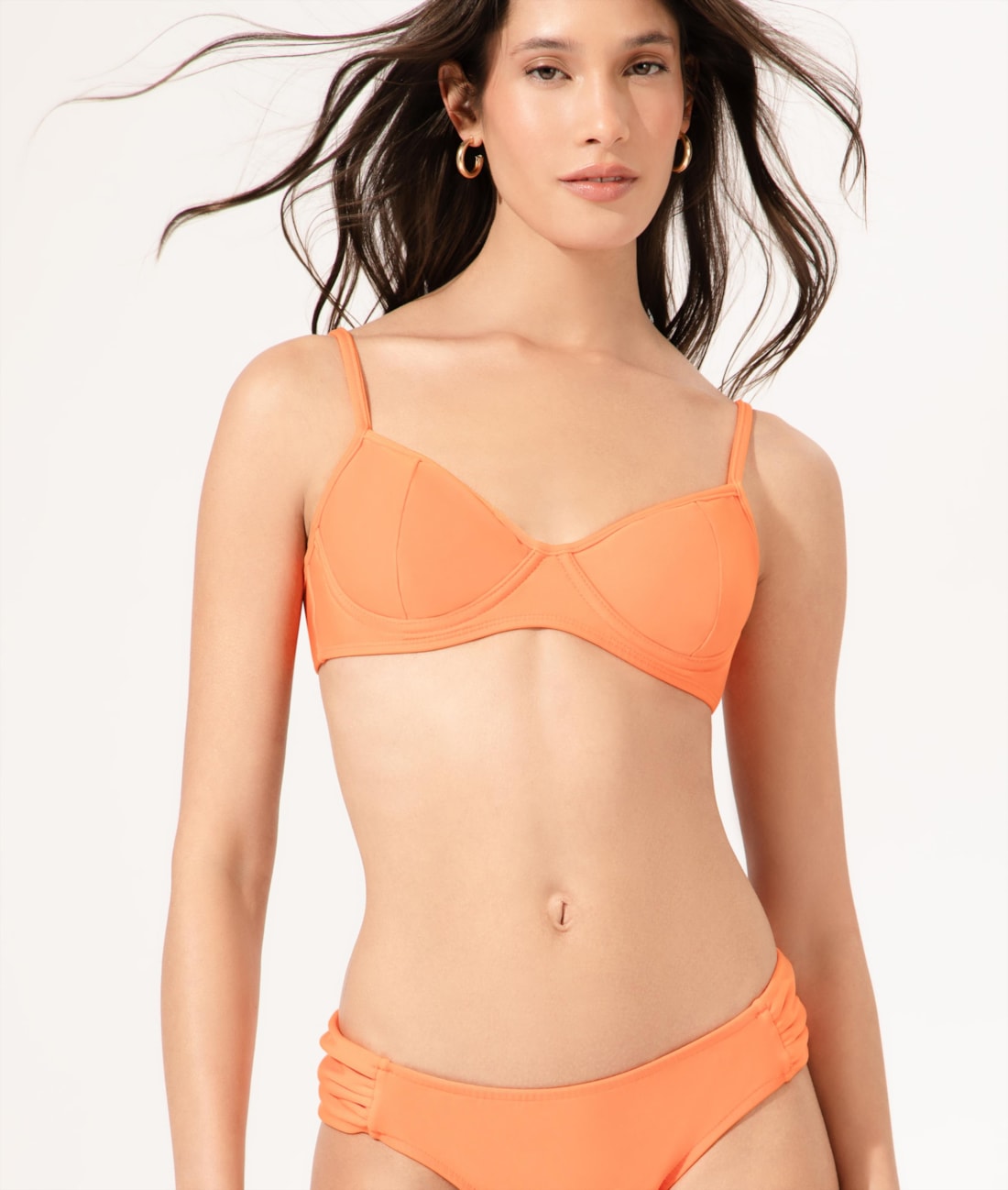 Biquíni Meia Taça Madonna Comfort Laranja