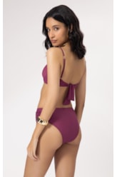 Biquíni Meia Taça Pala Clássicos Mauve