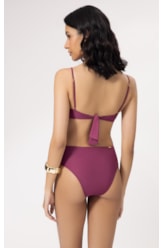 Biquíni Meia Taça Pala Clássicos Mauve
