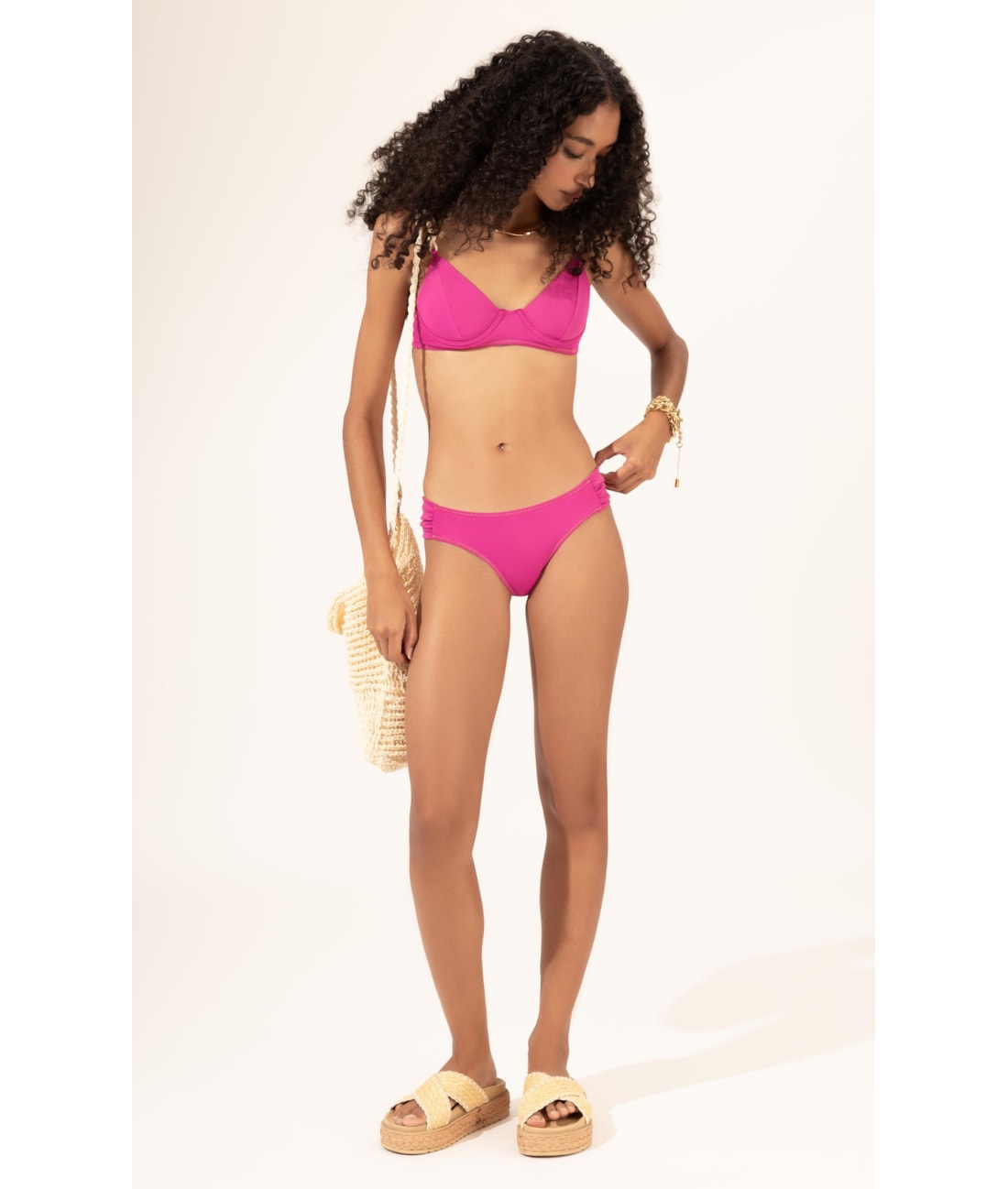 Biquíni Meia Taça Pala Comfort Gaia Pink