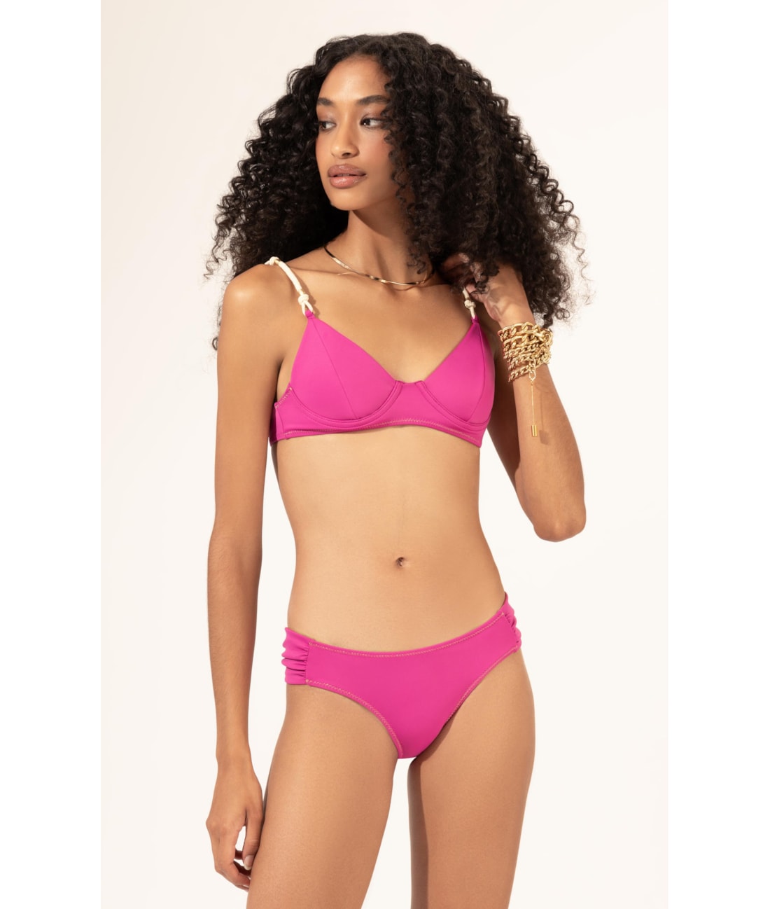 Biquíni Meia Taça Pala Comfort Gaia Pink