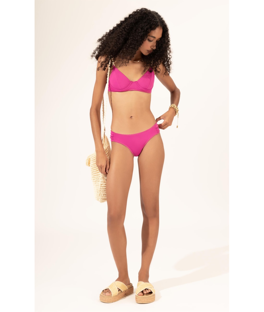 Biquíni Meia Taça Pala Comfort Gaia Pink