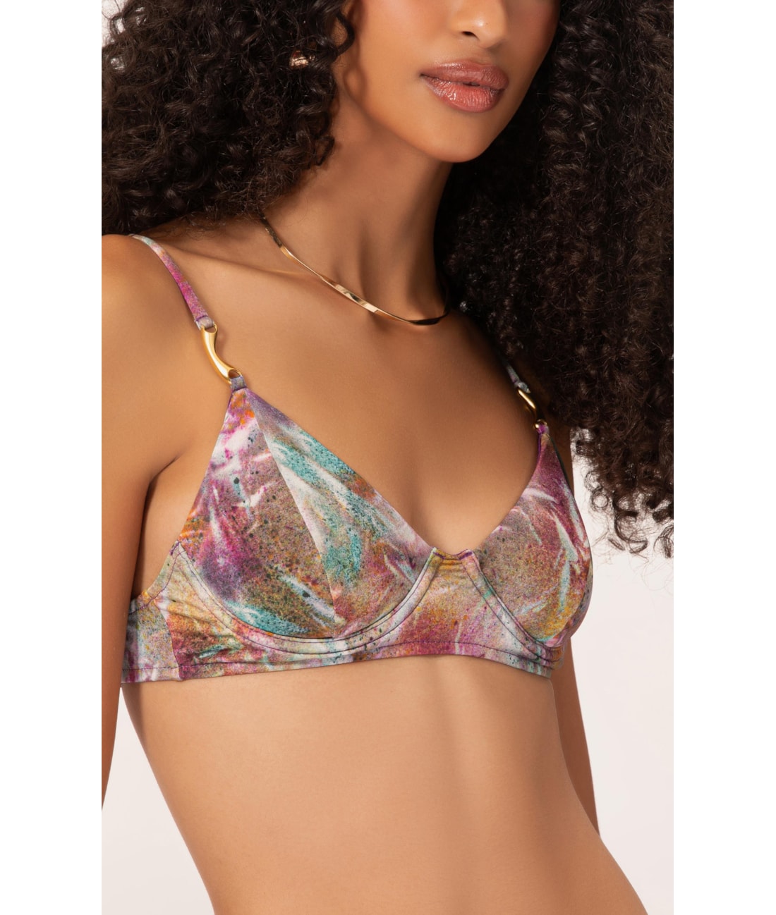 Biquíni Meia Taça Pala Comfort Haze Roxo