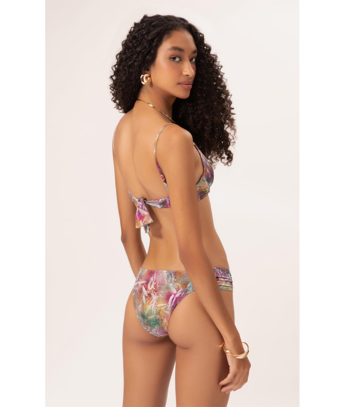 Biquíni Meia Taça Pala Comfort Haze Roxo