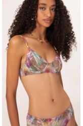 Biquíni Meia Taça Pala Comfort Haze Roxo