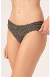 Biquíni Meia Taça Pala Comfort Rendado Lux Gráfite