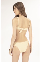 BIQUÍNI MEIA TAÇA RECORT COMFORT CREPE SHINE AMARELO MANTEIGA