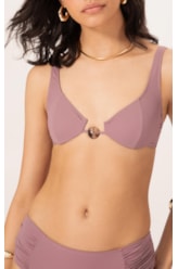 Biquíni Meia Taça Recorte Comfort Air Sense Old Purple