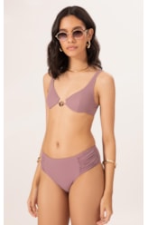 Biquíni Meia Taça Recorte Comfort Air Sense  Old Purple
