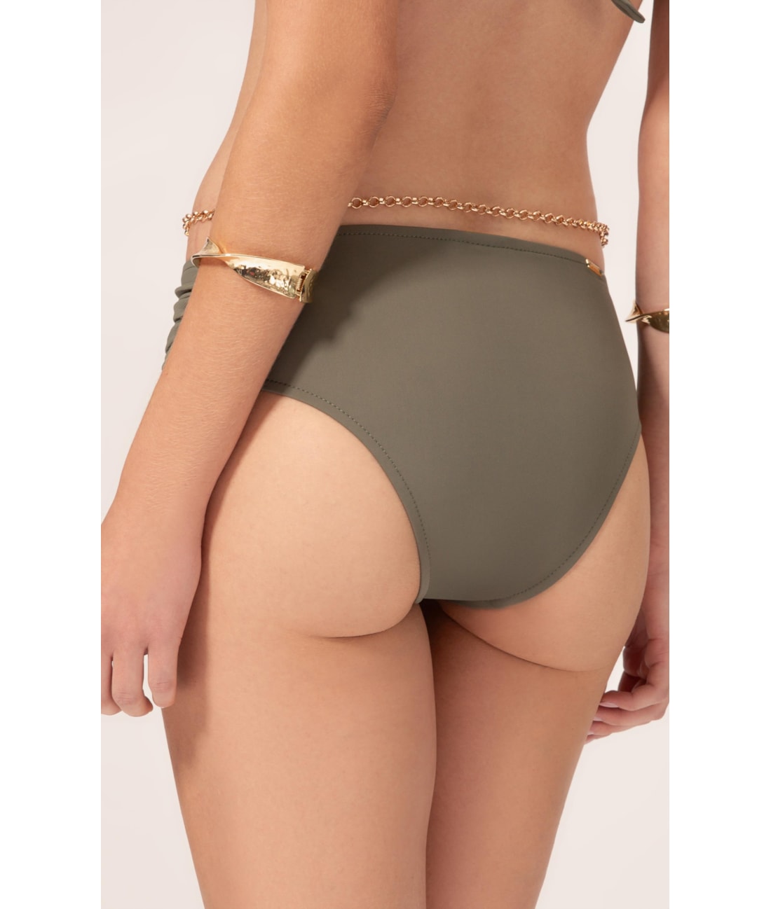 Biquíni Meia Taça Recorte Comfort Air Sense Verde Militar