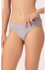 Biquíni Meia Taça Recorte Comfort Versi Azul Jeans Mescla