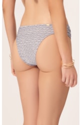 Biquíni Meia Taça Recorte Comfort Versi Azul Jeans Mescla
