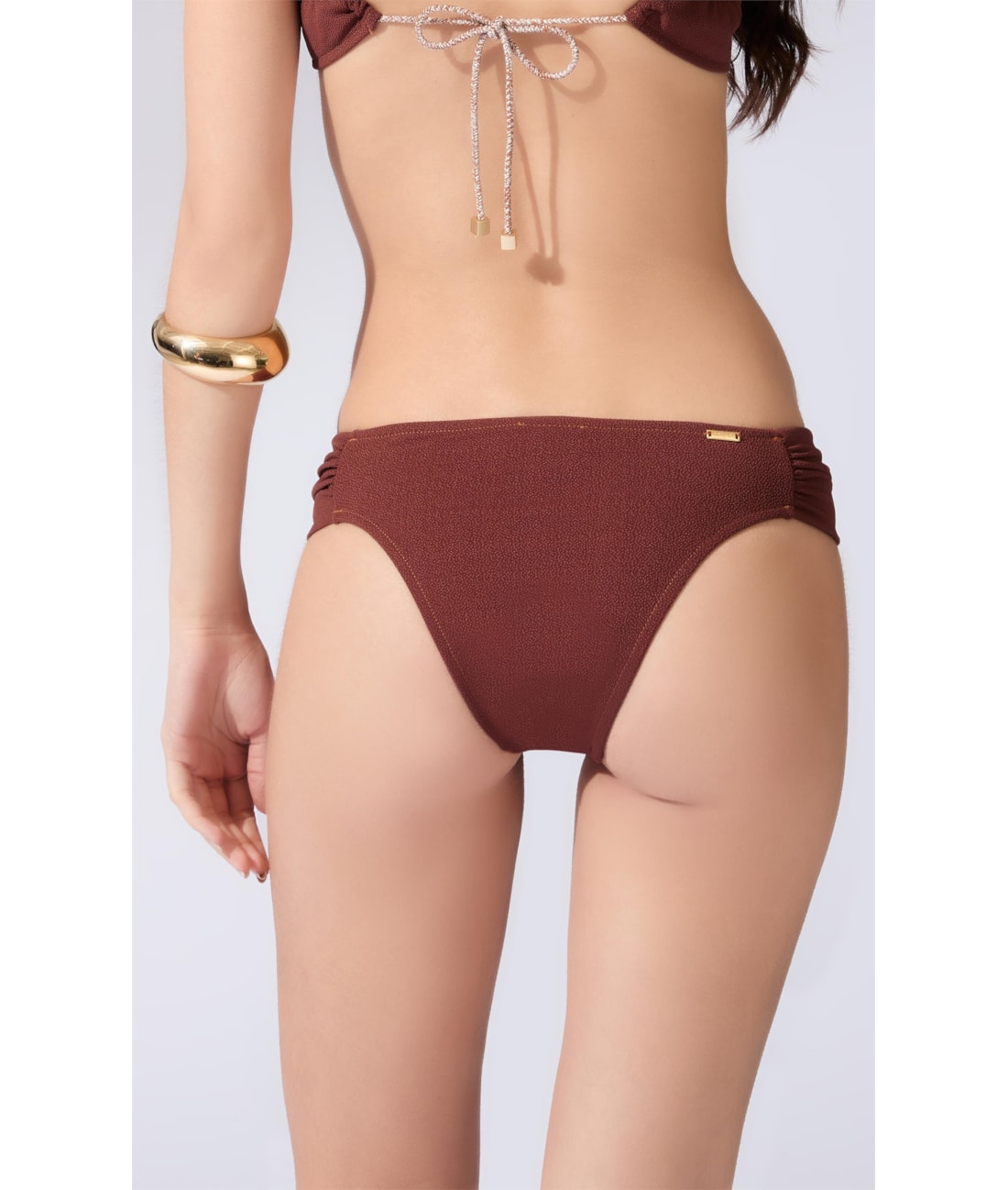 Biquíni Meia Taça Retrô Comfort Sky Marrom