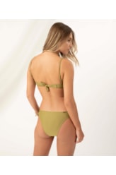 Biquíni Meia Taça Retro Corais Pistache