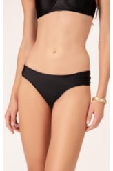 Biquíni Meia Taça Retrô Satin Skin Preto