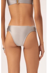 Biquíni Meia Taça Retrô Satin Skin Silver Gray