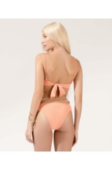 Biquini Meia Taça Spritz Salmao