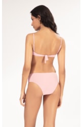 BIQUÍNI MEIA TAÇA TRANSPASSADO COMFORT FLUID ROSA