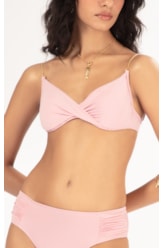 BIQUÍNI MEIA TAÇA TRANSPASSADO COMFORT FLUID ROSA