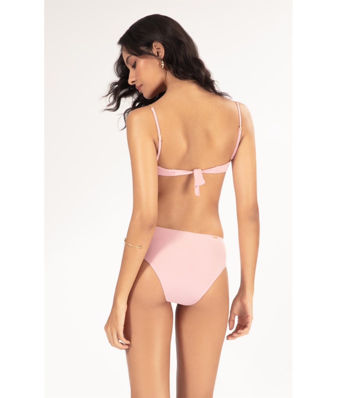 BIQUÍNI MEIA TAÇA TRANSPASSADO COMFORT FLUID ROSA
