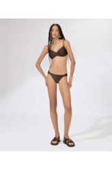 Biquíni Meia Taça Transpassado Comfort Sunset Marrom