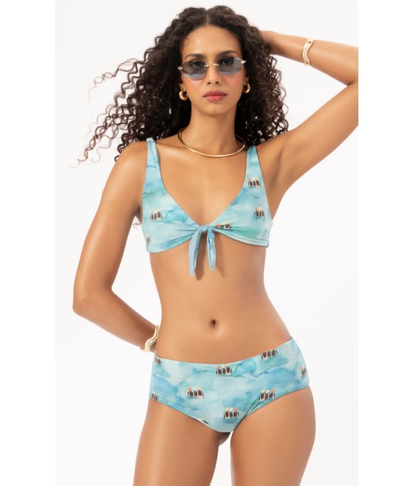 Biquíni Regata Acqua Azul Claro