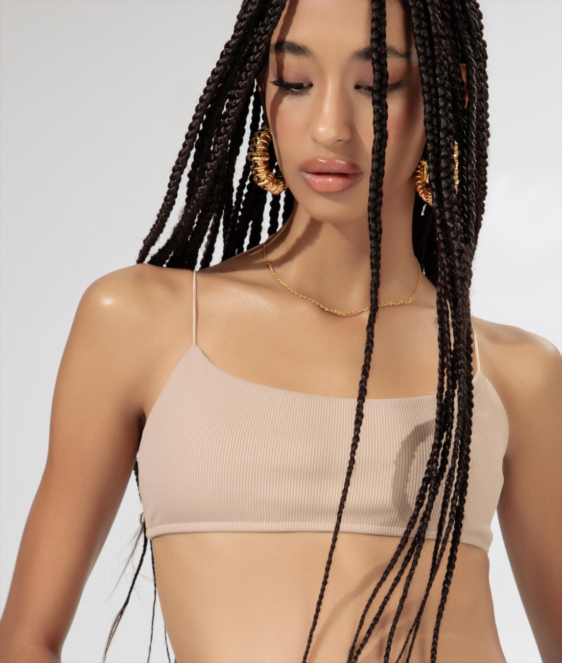 Biquíni Regata Canelado Pacific Bege