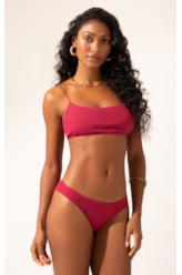 Biquíni Regata Canelado Pacific Cereja