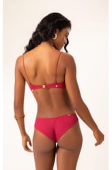 Biquíni Regata Canelado Pacific Cereja