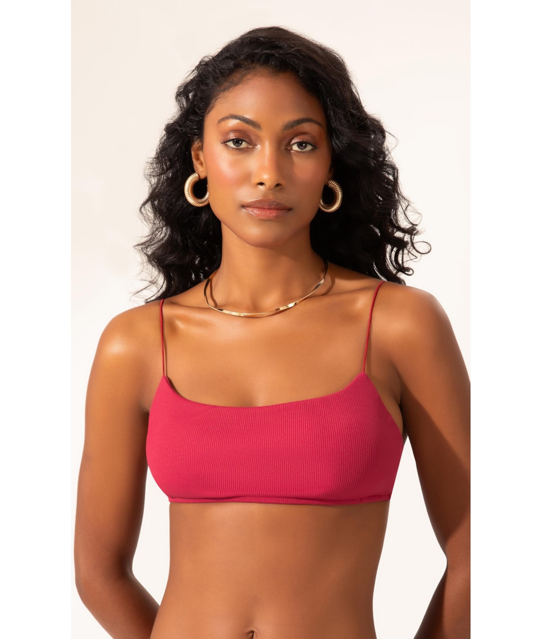 Biquíni Regata Canelado Pacific Cereja