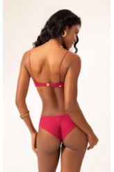 Biquíni Regata Canelado Pacific Cereja