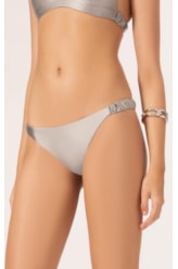 Biquíni Regata Franzido Satin Skin Silver Gray