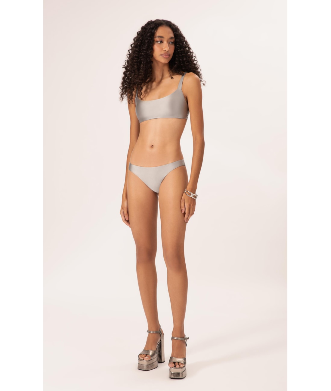 Biquíni Regata Satin Skin Silver Gray