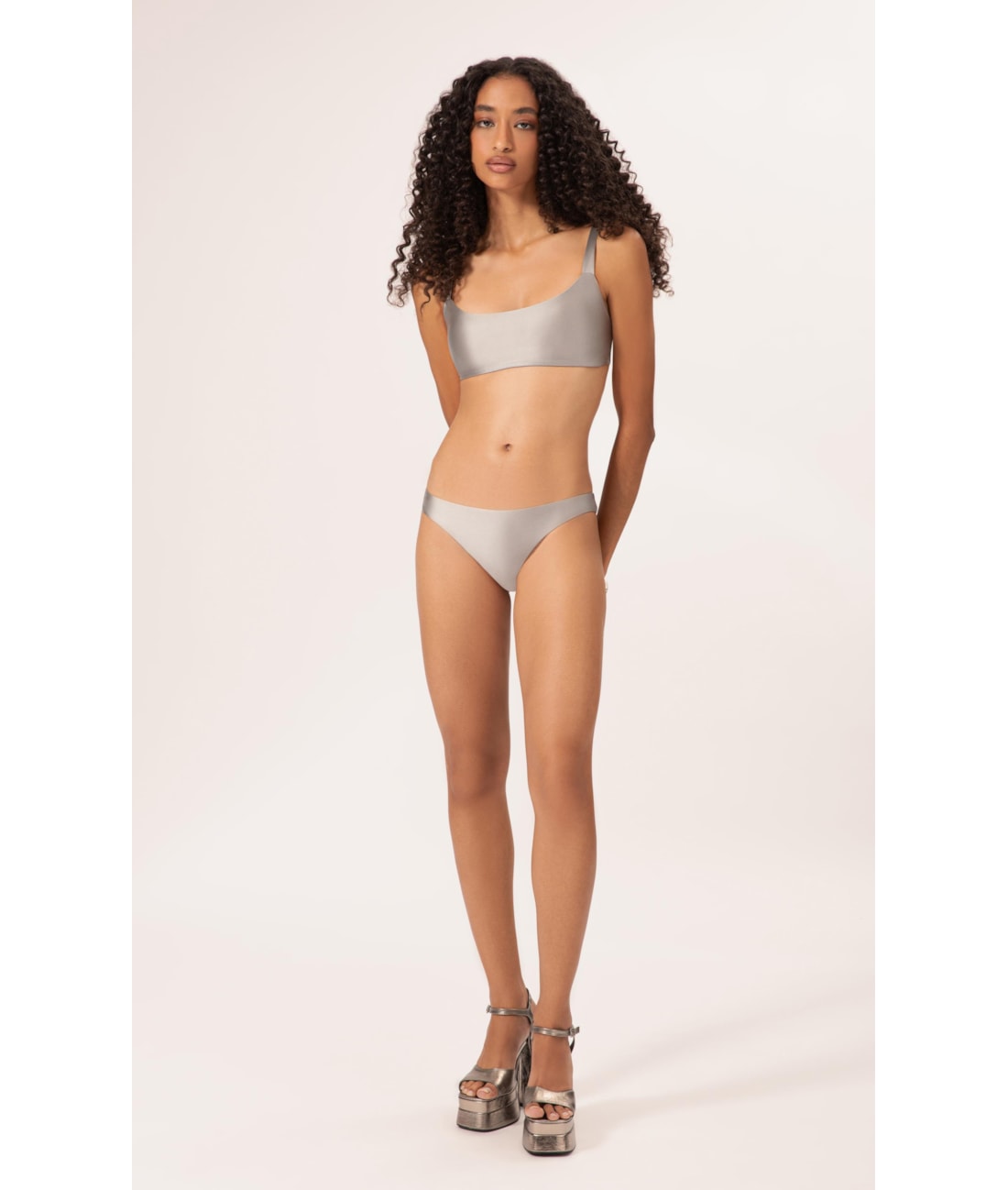 Biquíni Regata Satin Skin Silver Gray