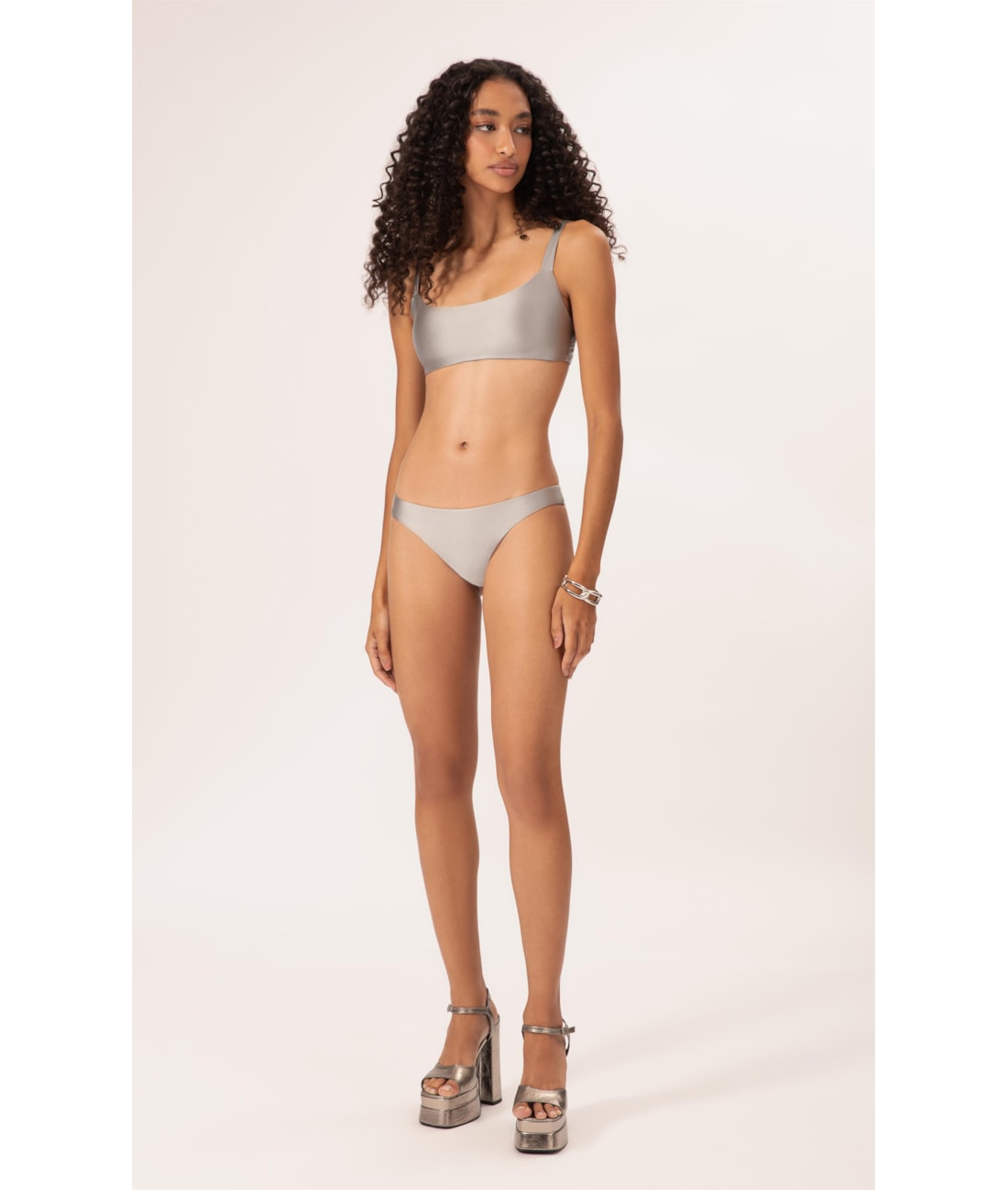 Biquíni Regata Satin Skin Silver Gray