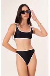 Biquíni Regata Viés Duo Preto