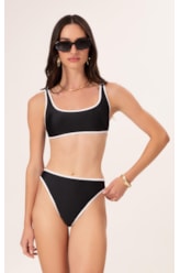 Biquíni Regata Viés Duo Preto