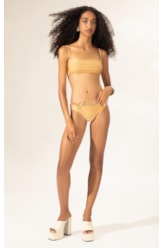 Biquíni Reto Crystals By Swarovski Celebrate Areia