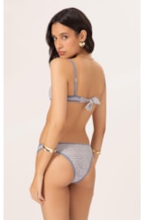 Biquíni Reto Viés Versi Azul Jeans Mescla