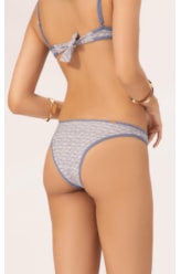 Biquíni Reto Viés Versi Azul Jeans Mescla