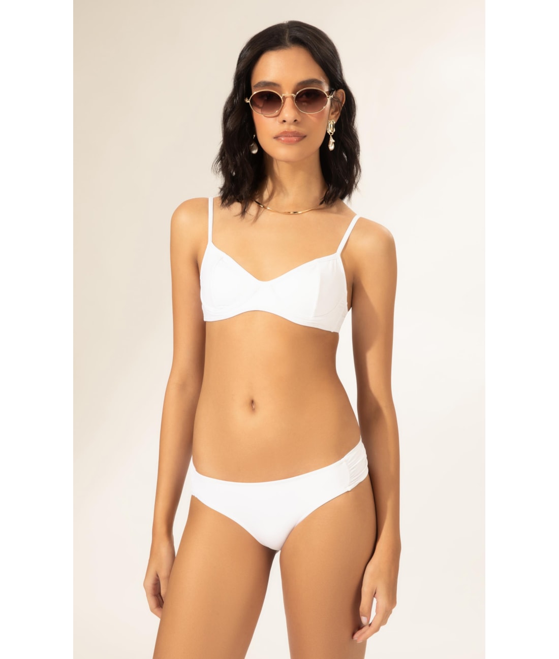 Biquíni Taça Madonna Comfort Clássicos Branco